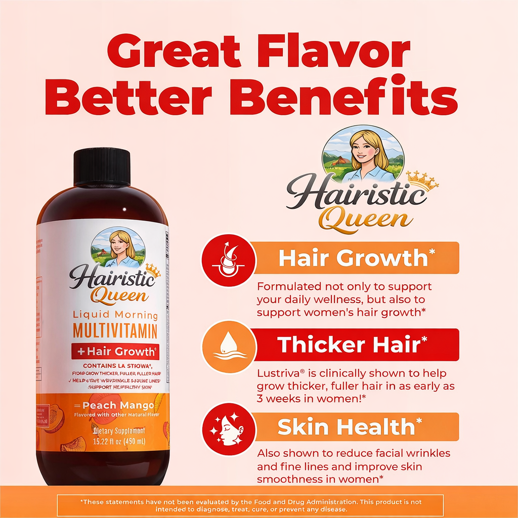 Hairistic Queen - Liquid Morning Multivitamin + Hair Growth